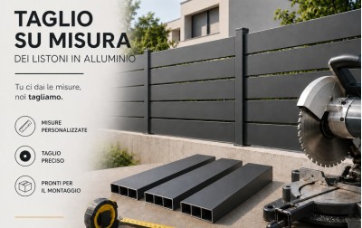 Servizio di taglio dei listoni su misura